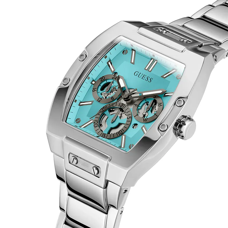 Guess Phoenix Multi-function Tiffany Dial Fashion Men’s Watch- GW0456G4